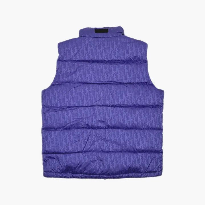 Dior Dior Purple Puffer Vest with Stand Collar 0079 Size US L / EU 52-54 / 3 - 3 Thumbnail