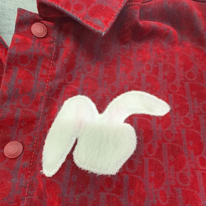 Dior Dior Rabbit Embroidered Long Sleeve Shirt 0079 Size US L / EU 52-54 / 3 - 7 Thumbnail