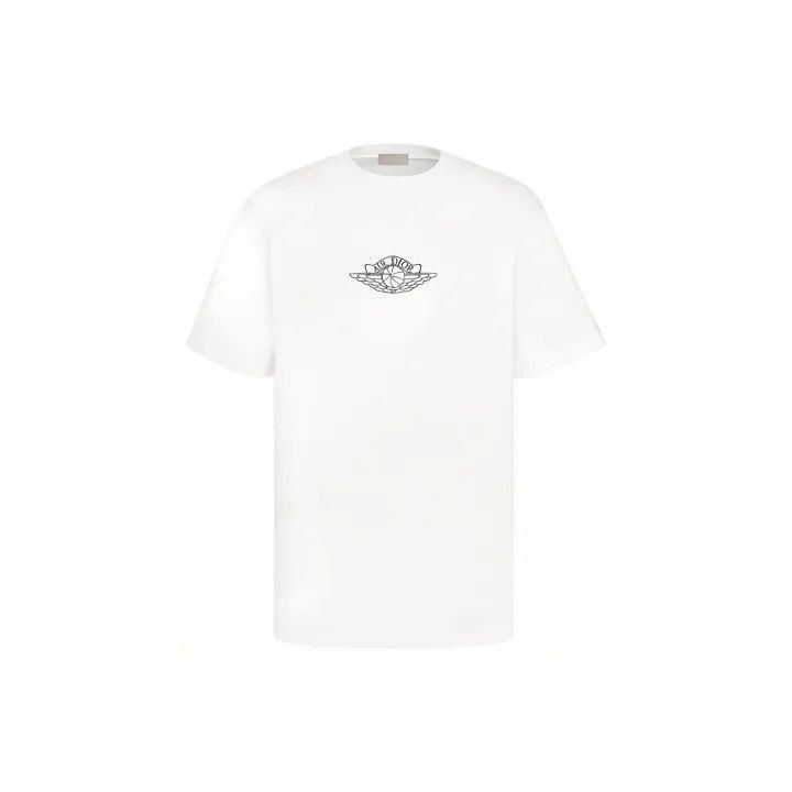 Dior Dior Air Jordan 1 Capsule White T-Shirt 0079 Size US L / EU 52-54 / 3 - 2 Thumbnail