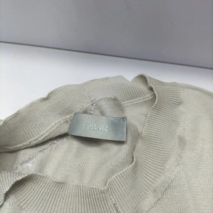 Dior Dior FW21 Logo Knit Long Sleeve Top 0079 Size US L / EU 52-54 / 3 - 3 Thumbnail