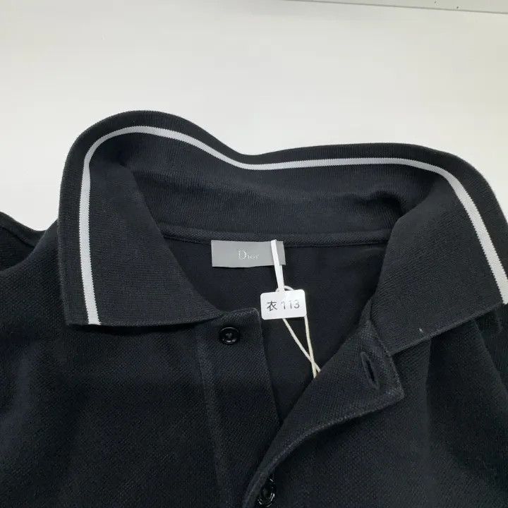 Dior Dior Embroidered Bee Black Polo Shirt 0079 Size US L / EU 52-54 / 3 - 6 Thumbnail