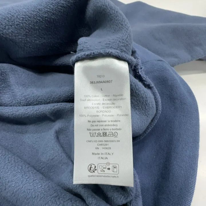 Dior Dior Embroidered Logo Long Sleeve Sweatshirt 0079 Size US L / EU 52-54 / 3 - 4 Thumbnail