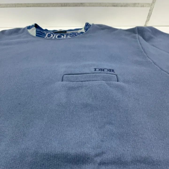 Dior Dior Embroidered Logo Long Sleeve Sweatshirt 0079 Size US L / EU 52-54 / 3 - 10 Thumbnail