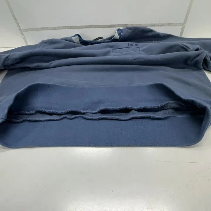 Dior Dior Embroidered Logo Long Sleeve Sweatshirt 0079 Size US L / EU 52-54 / 3 - 12 Thumbnail