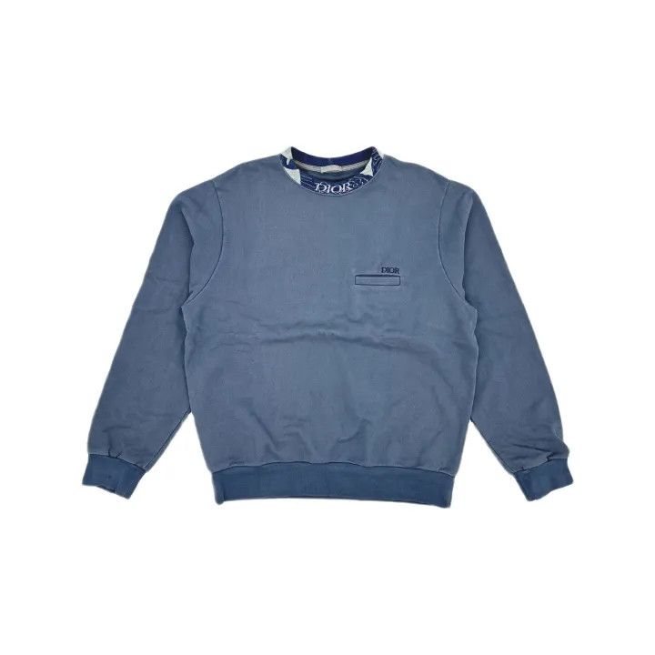 Dior Dior Embroidered Logo Long Sleeve Sweatshirt 0079 Size US L / EU 52-54 / 3 - 2 Thumbnail