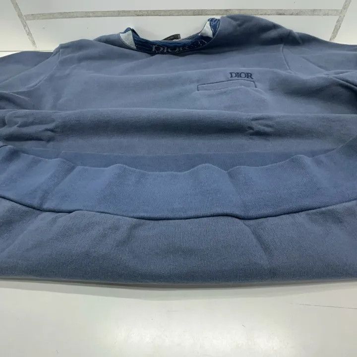 Dior Dior Embroidered Logo Long Sleeve Sweatshirt 0079 Size US L / EU 52-54 / 3 - 14 Thumbnail