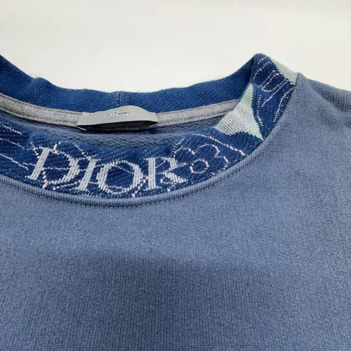 Dior Dior Embroidered Logo Long Sleeve Sweatshirt 0079 Size US L / EU 52-54 / 3 - 9 Thumbnail