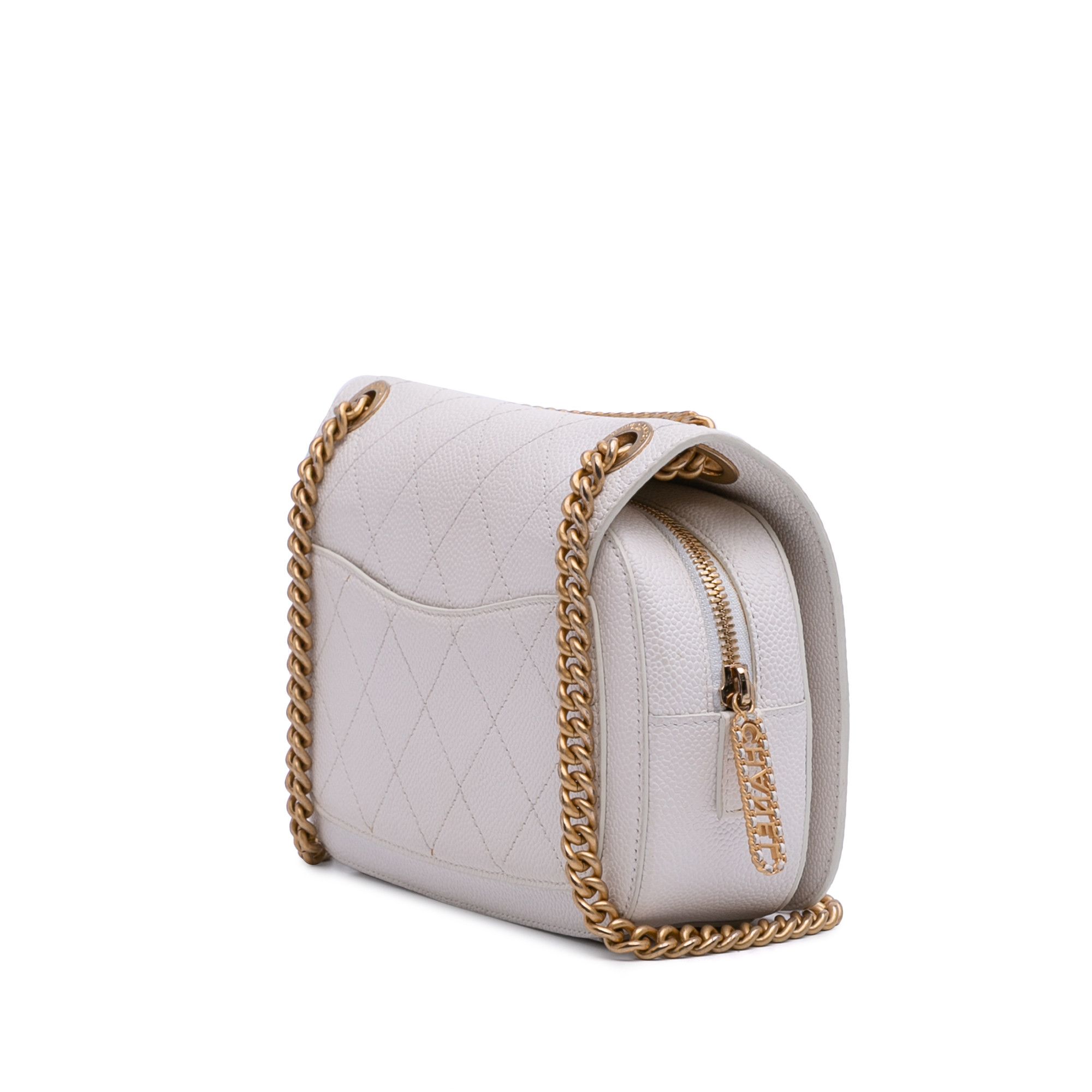 Chanel Chanel CC Quilted Caviar Turnlock Full Flap Size ONE SIZE - 2 Thumbnail