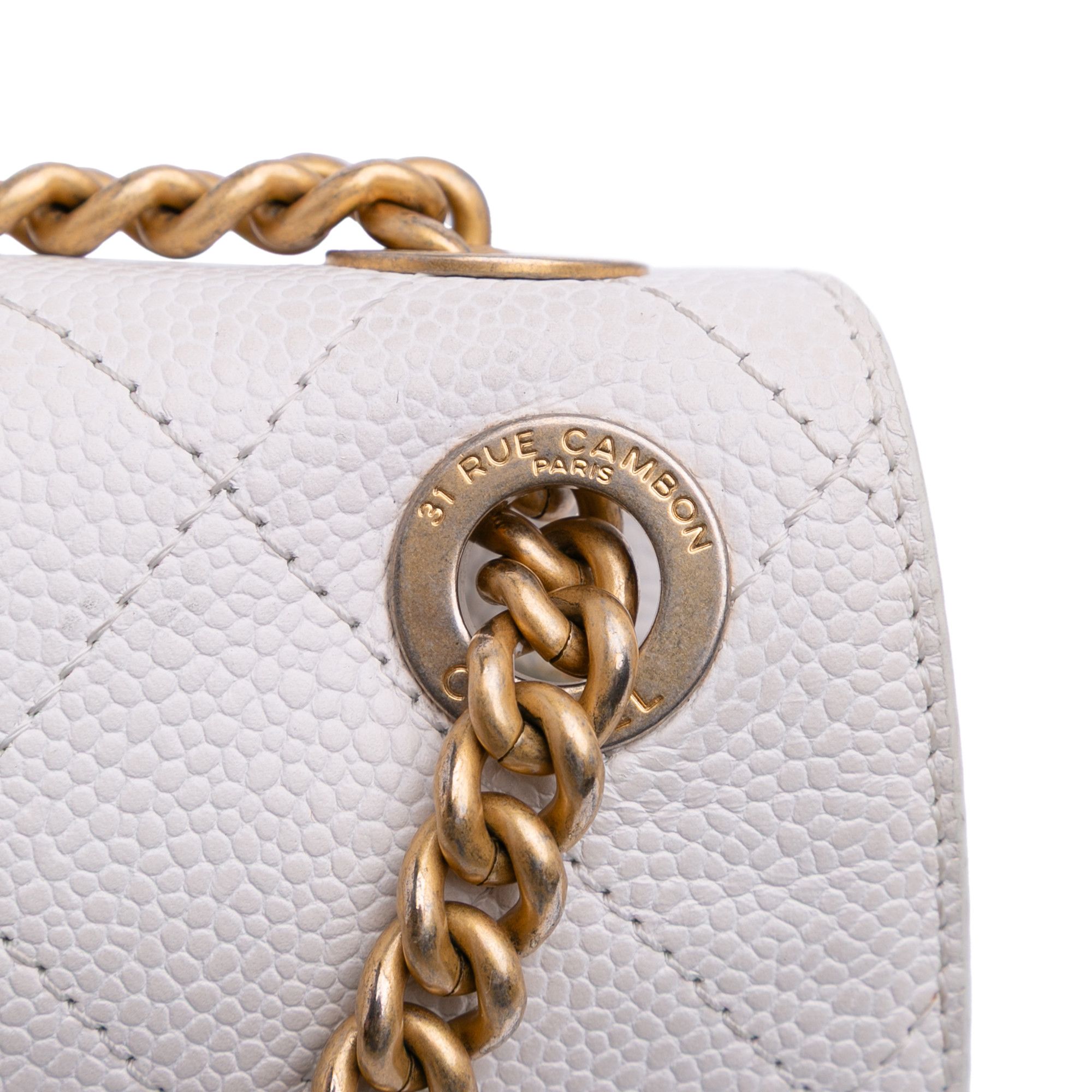 Chanel Chanel CC Quilted Caviar Turnlock Full Flap Size ONE SIZE - 9 Thumbnail
