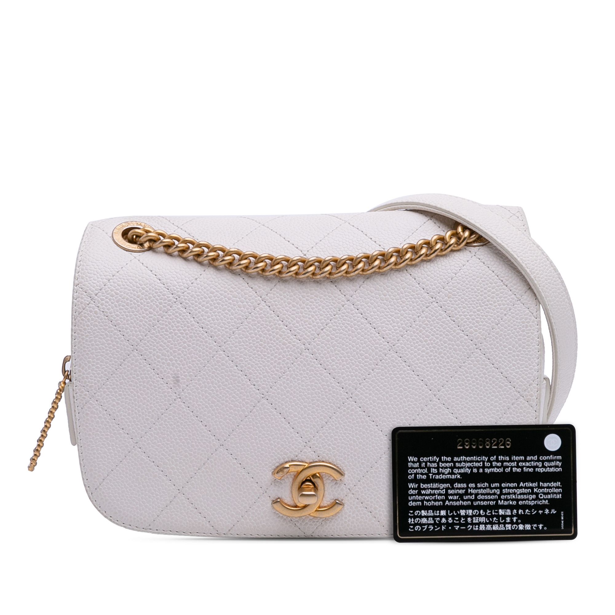 Chanel Chanel CC Quilted Caviar Turnlock Full Flap Size ONE SIZE - 13 Thumbnail