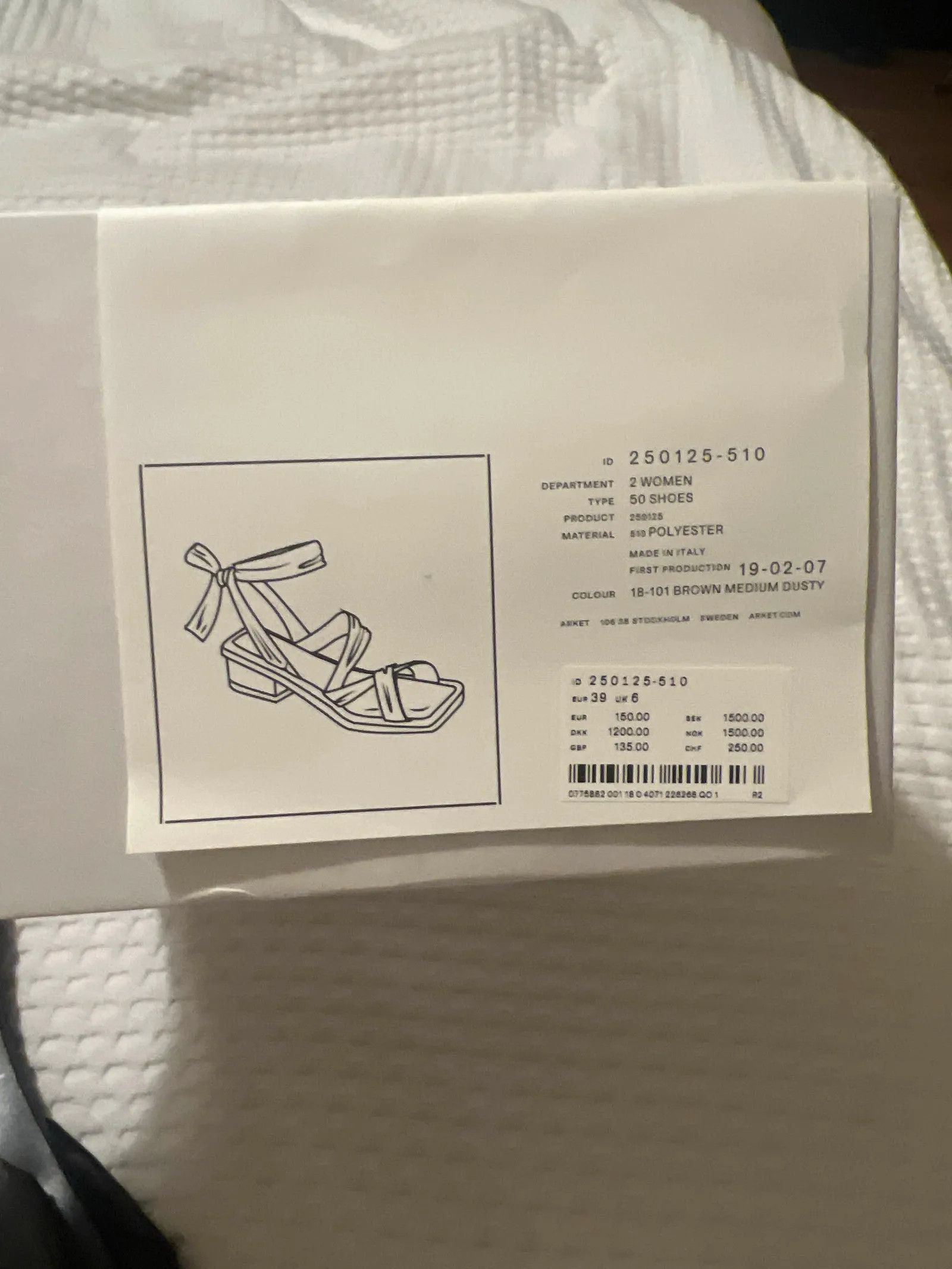 Arket Arket Sandals Size US 9 / IT 39 - 2 Thumbnail