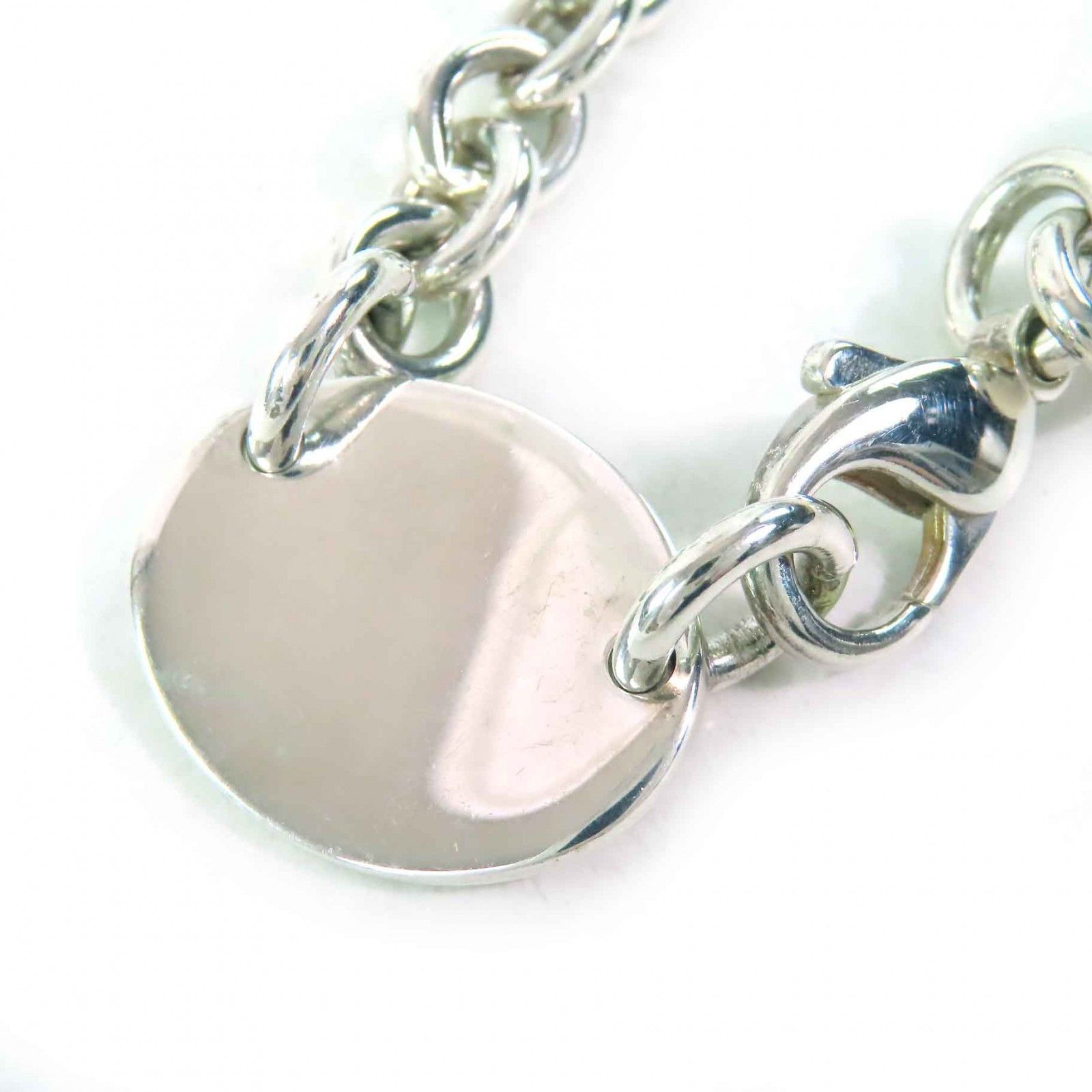 Tiffany & Co. Tiffany & Co. Tiffany&Co. Oval Tag Choker Silver Necklace Metal Necklace Size ONE SIZE - 6 Thumbnail
