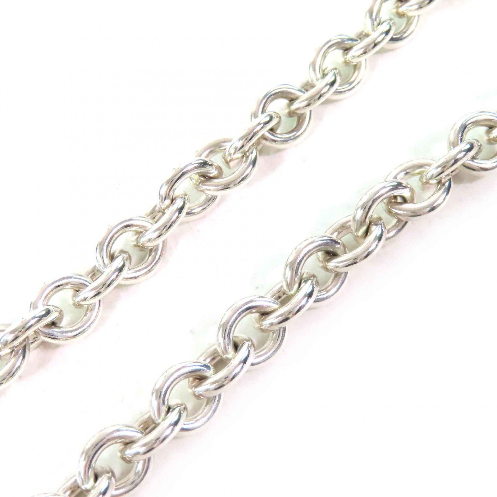 Tiffany & Co. Tiffany & Co. Tiffany&Co. Oval Tag Choker Silver Necklace Metal Necklace Size ONE SIZE - 4 Thumbnail