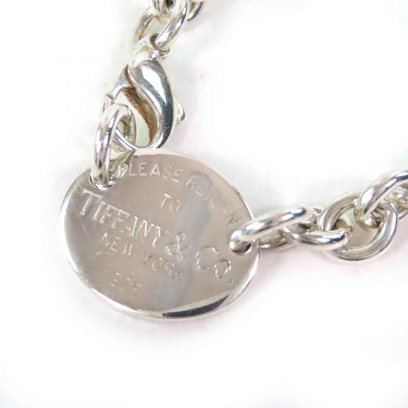 Tiffany & Co. Tiffany & Co. Tiffany&Co. Oval Tag Choker Silver Necklace Metal Necklace Size ONE SIZE - 2 Thumbnail