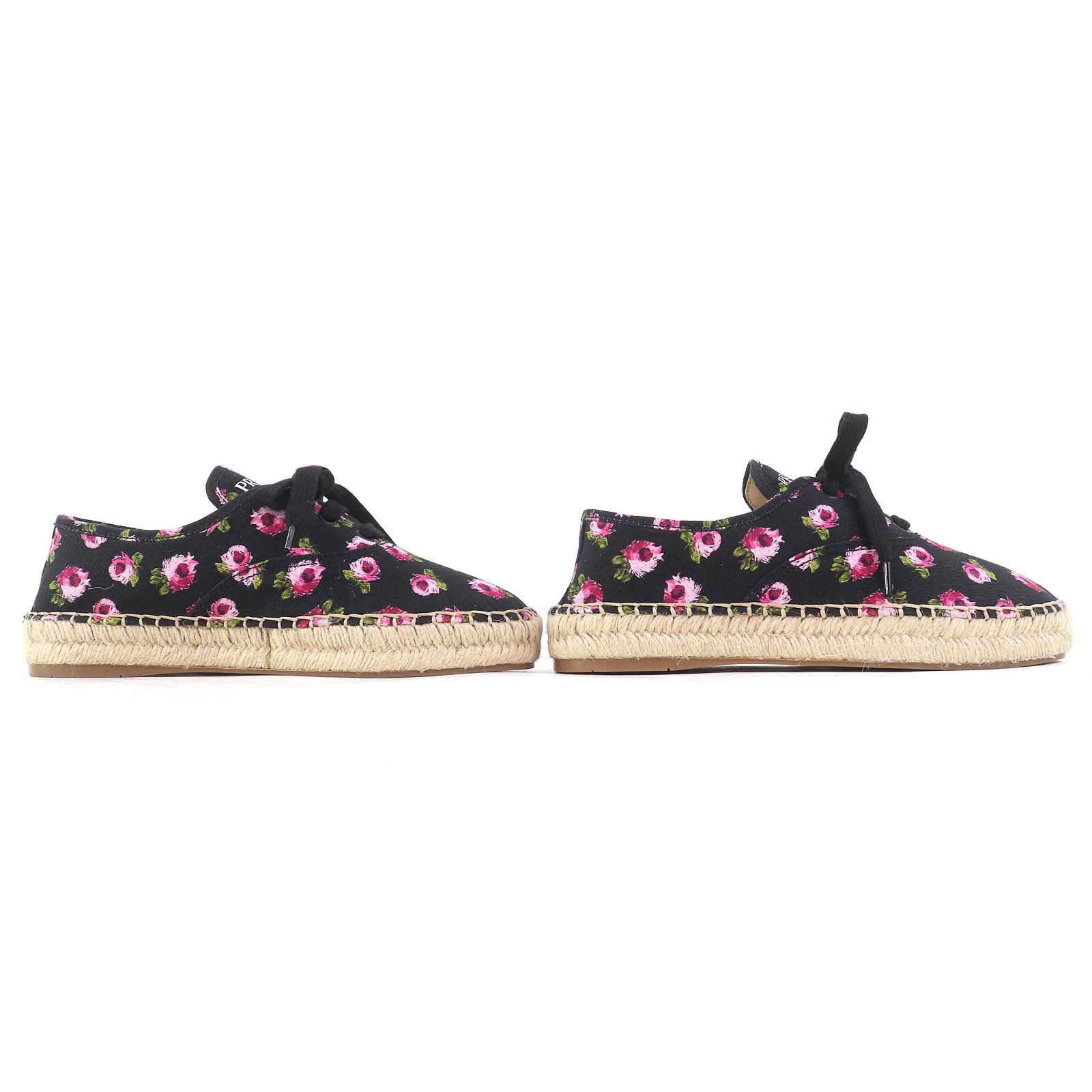 Prada Prada Prada Gabardine Canvas Espadrilles Canvas Shoes DUTY FREE for USA Size ONE SIZE - 4 Thumbnail