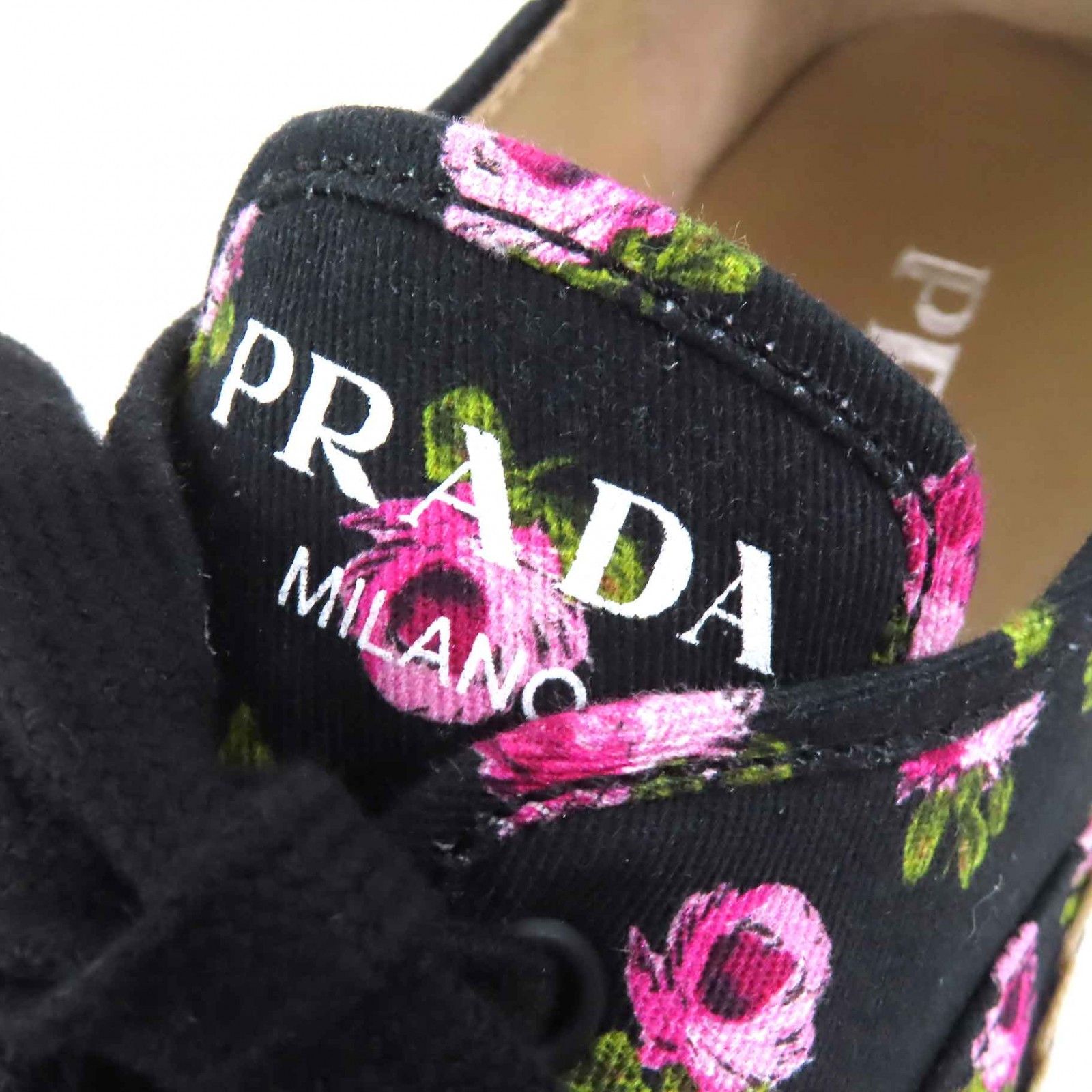 Prada Prada Prada Gabardine Canvas Espadrilles Canvas Shoes DUTY FREE for USA Size ONE SIZE - 9 Thumbnail