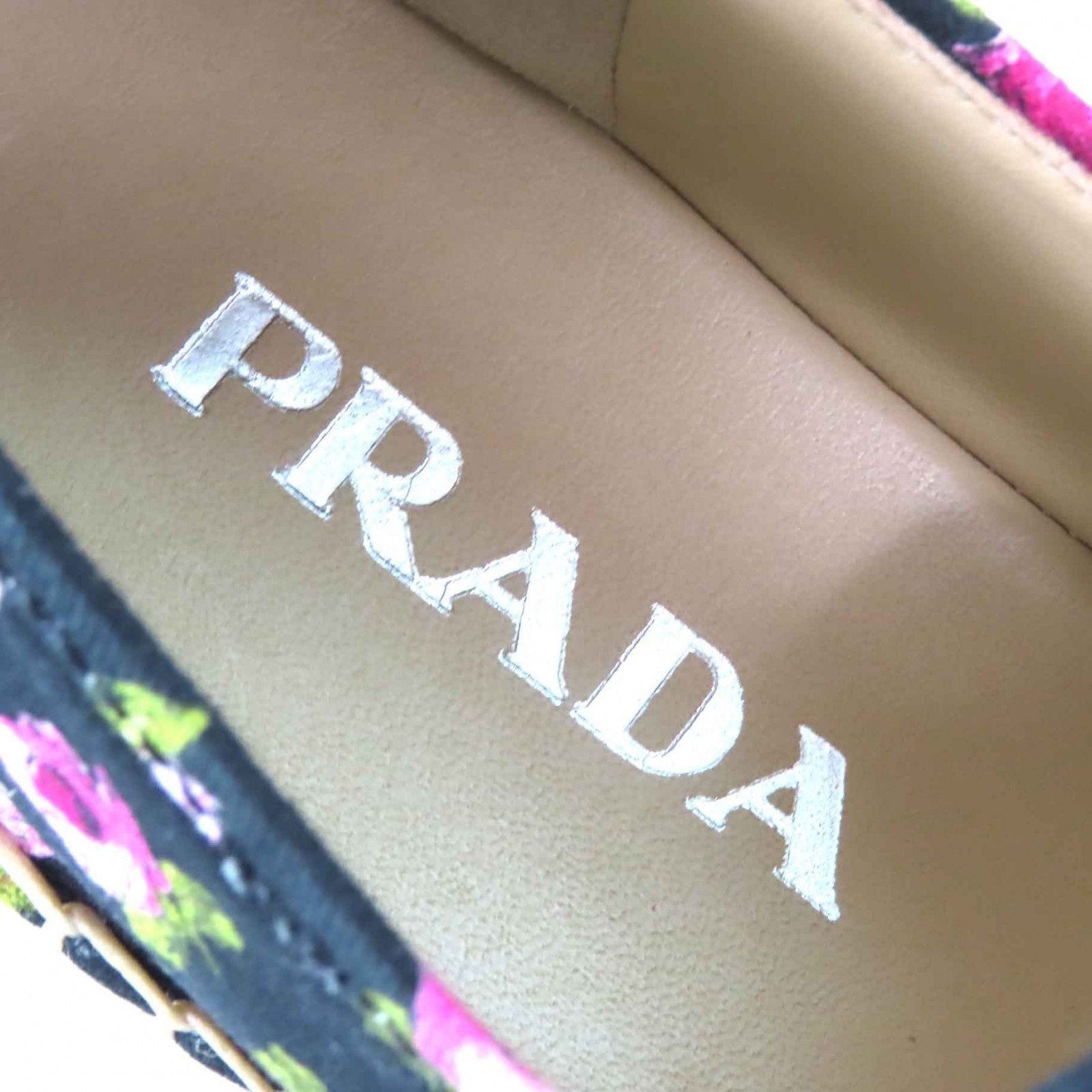 Prada Prada Prada Gabardine Canvas Espadrilles Canvas Shoes DUTY FREE for USA Size ONE SIZE - 10 Thumbnail