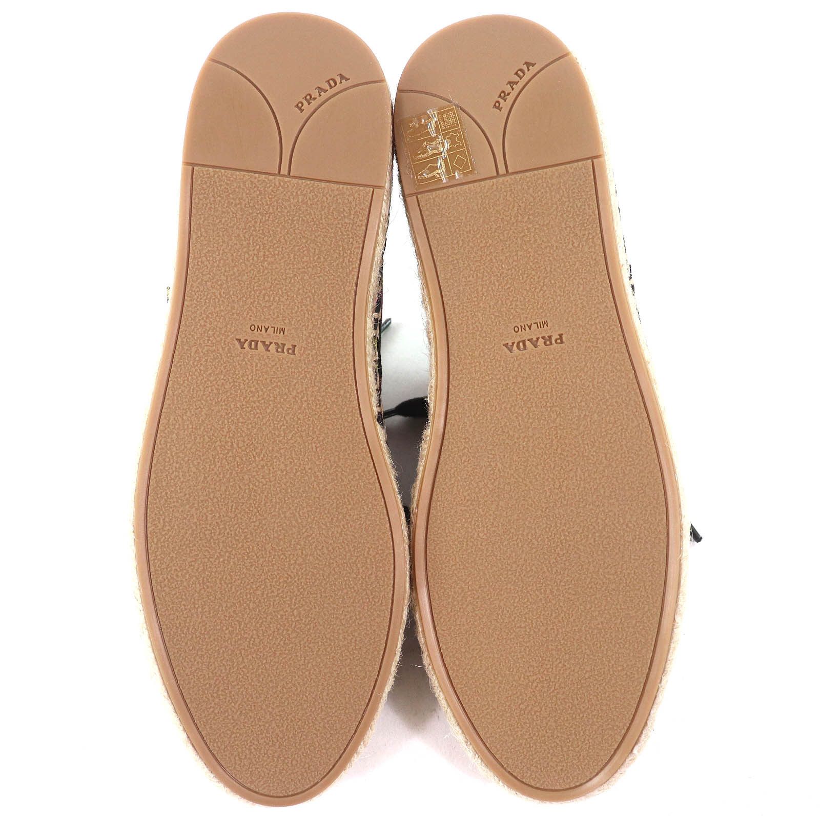 Prada Prada Prada Gabardine Canvas Espadrilles Canvas Shoes DUTY FREE for USA Size ONE SIZE - 8 Thumbnail