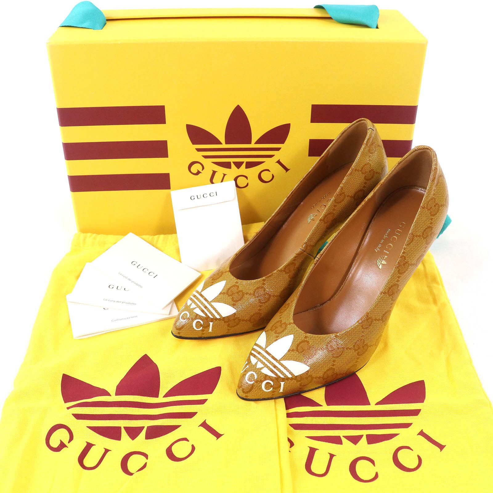 Gucci Gucci Gucci×adidas Trefoil Logo GG Crystal Pumps Others Shoes 712221 DUTY FREE for USA Size ONE SIZE - 2 Thumbnail