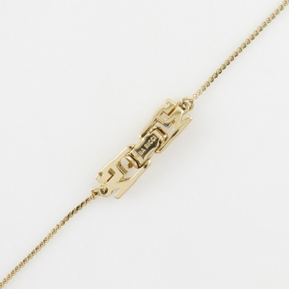 Other Other Nina Ricci NR Logo Necklace Metal Necklace Size ONE SIZE - 5 Thumbnail