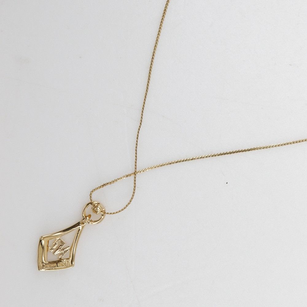 Other Other Nina Ricci NR Logo Necklace Metal Necklace Size ONE SIZE - 3 Thumbnail