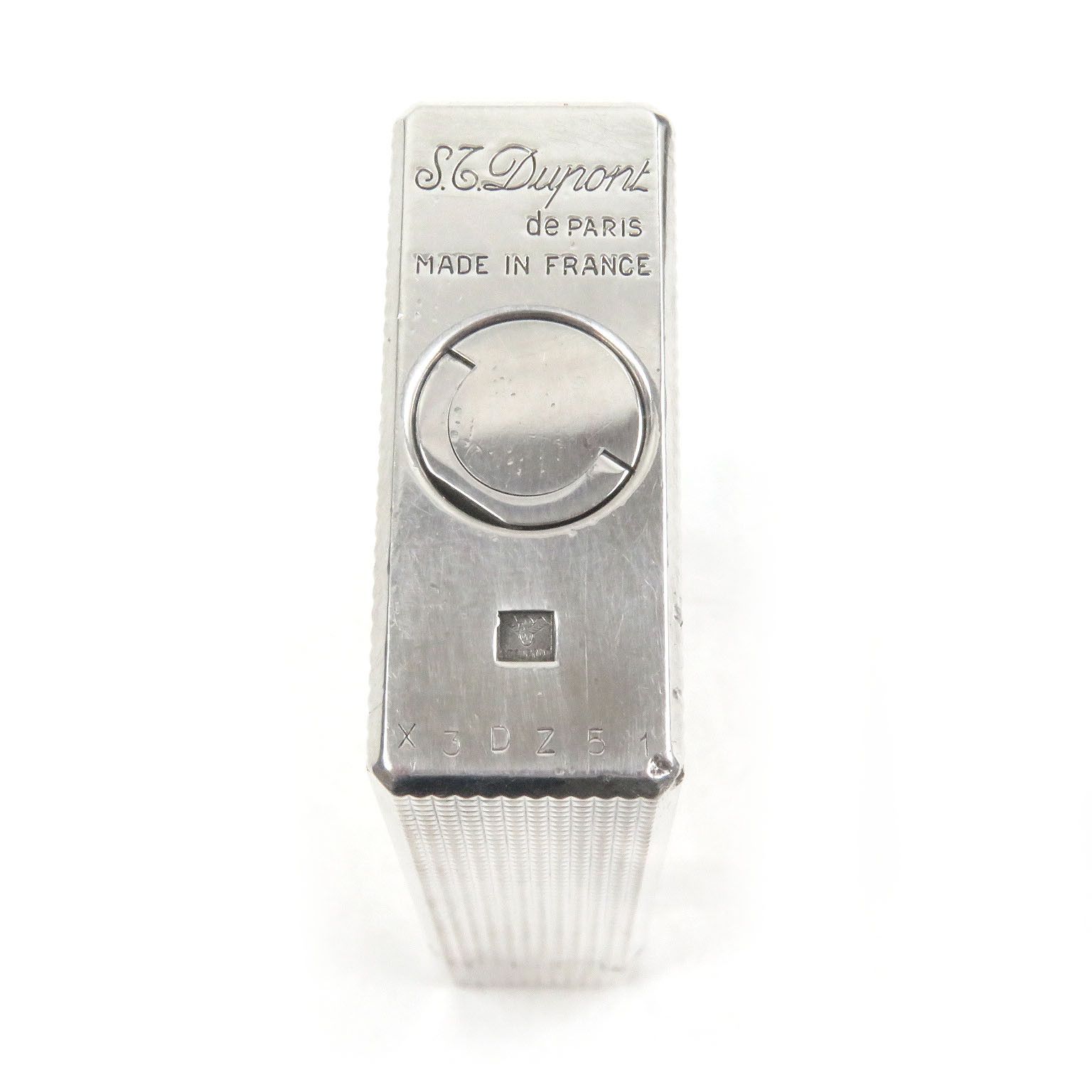 Other Other Dupont Diamond Pattern Silver Lighter Metal Lighter Size ONE SIZE - 5 Thumbnail