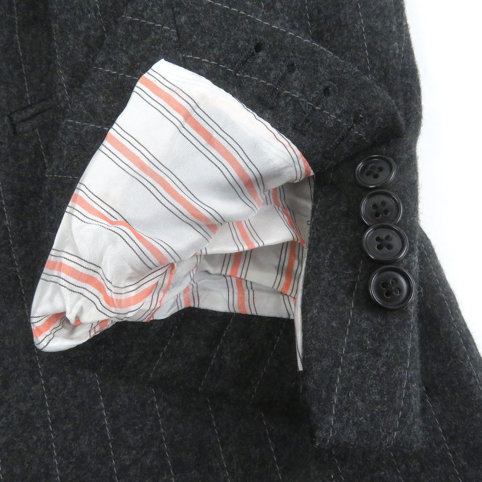 Hermes Hermes Hermes Stripe Pattern Wool Suit Set Others Suits DUTY FREE for USA Size ONE SIZE - 8 Thumbnail