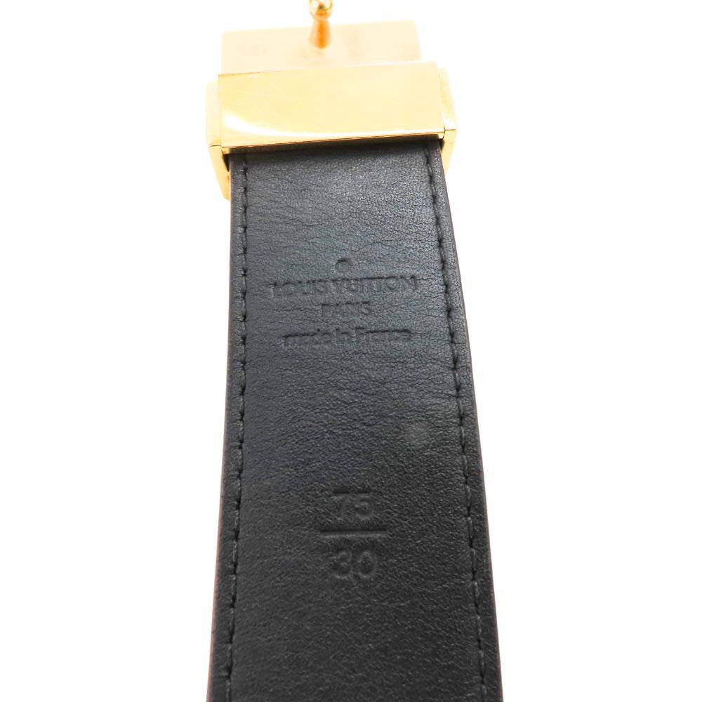 Louis Vuitton Louis Vuitton Louis Vuitton Ceinture Carré Damier Ebene Belt Canvas Other M6944V DUTY FREE for USA Size ONE SIZE - 9 Thumbnail