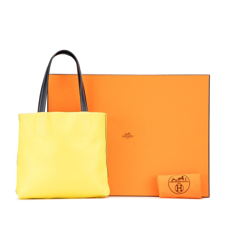 Hermes Hermes Hermes Doublesens Swift Tote Bag Leather Tote Bag Stamp C (2018) DUTY FREE for USA Size ONE SIZE - 11 Thumbnail