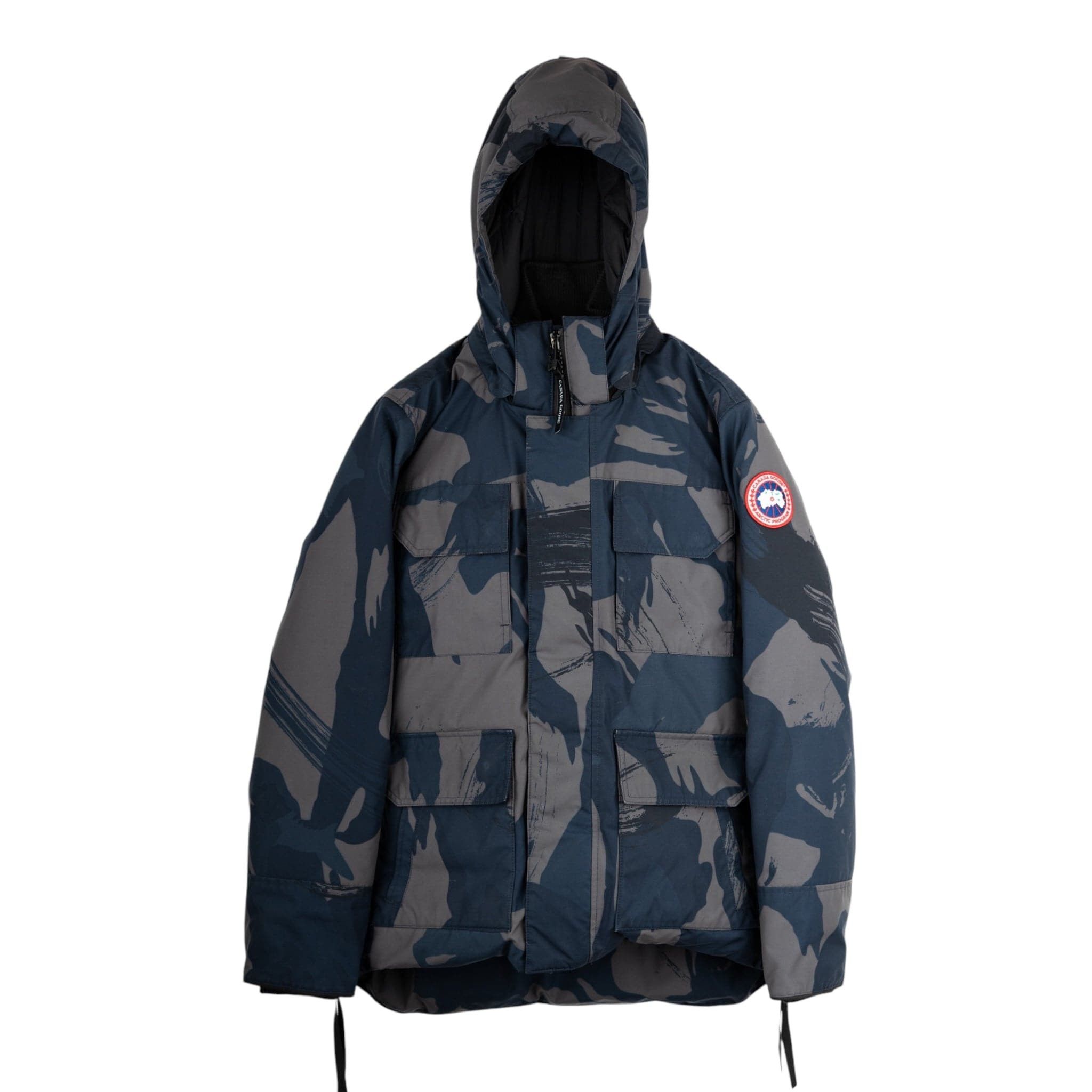 Maitland Parka Jacket Blue Camouflage