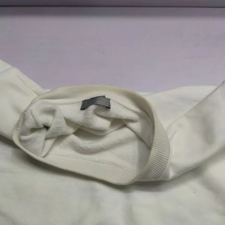 Dior Dior White CD Logo Embroidered Sweatshirt 0079 Size US L / EU 52-54 / 3 - 7 Thumbnail