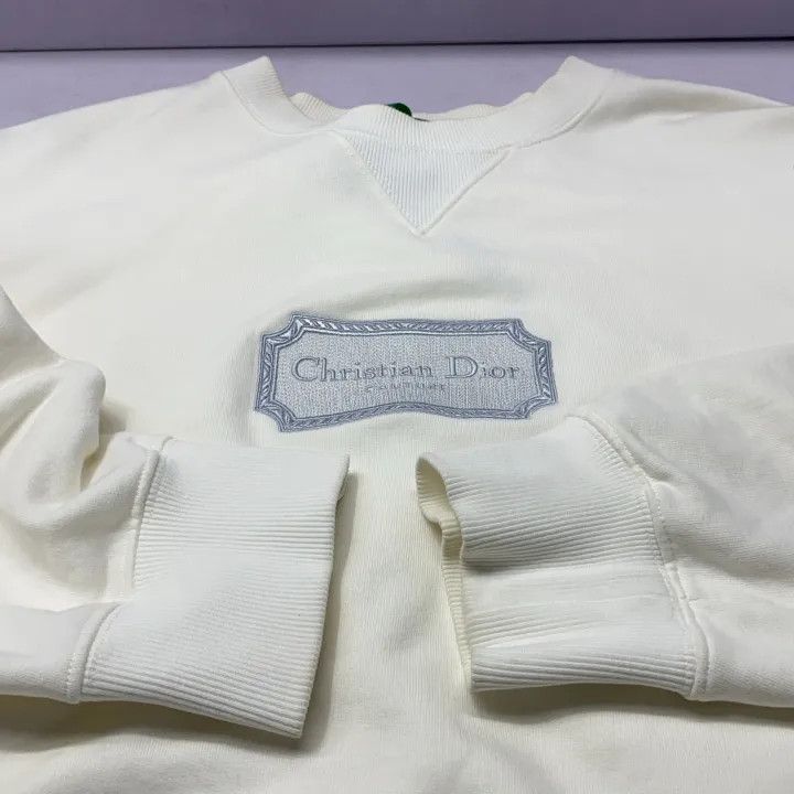 Dior Dior Logo Long Sleeve Sweatshirt for Men 0079 Size US L / EU 52-54 / 3 - 12 Thumbnail