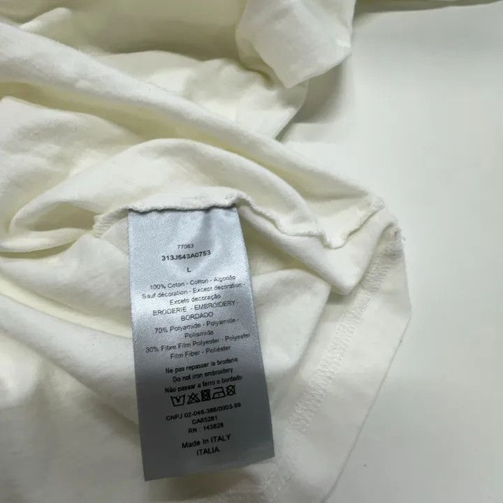 Dior Dior Logo Embroidered Long Sleeve T-Shirt for Men 0079 Size US L / EU 52-54 / 3 - 4 Thumbnail