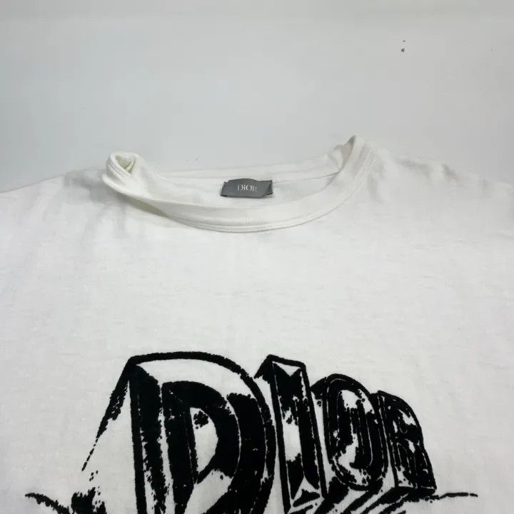 Dior Dior Logo Print Short Sleeve T-Shirt 0079 Size US L / EU 52-54 / 3 - 8 Thumbnail