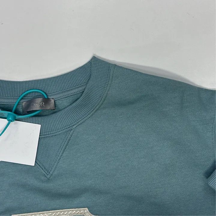 Dior Dior Men's Logo Embroidered Sweatshirt FW23 0079 Size US L / EU 52-54 / 3 - 4 Thumbnail