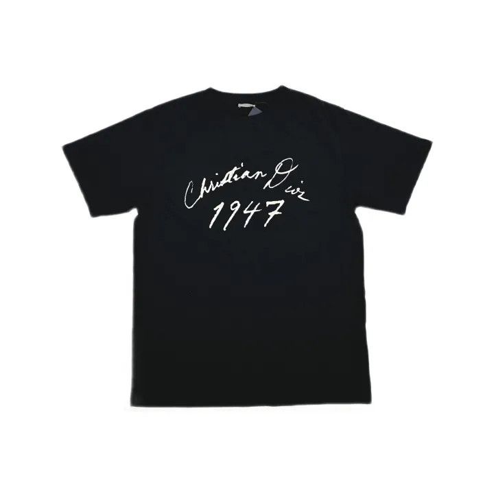 Dior Dior Logo Print Black Short Sleeve T-Shirt 0079 Size US L / EU 52-54 / 3 - 2 Thumbnail