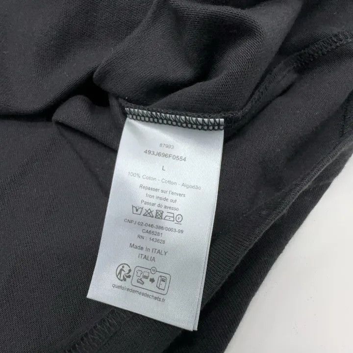Dior Dior Logo Print Black Short Sleeve T-Shirt 0079 Size US L / EU 52-54 / 3 - 6 Thumbnail