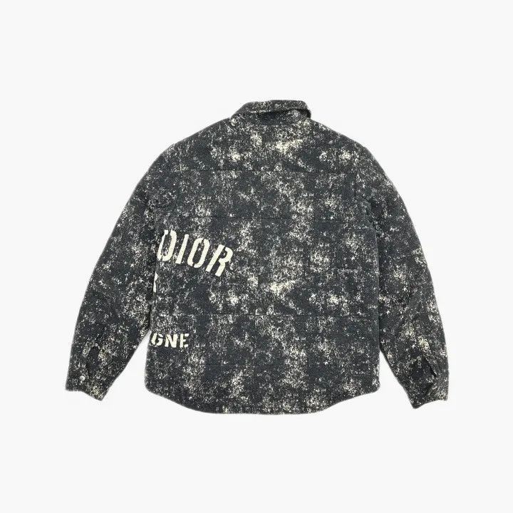 Dior Dior Gray Quilted Long Sleeve Shirt 0079 Size US L / EU 52-54 / 3 - 3 Thumbnail