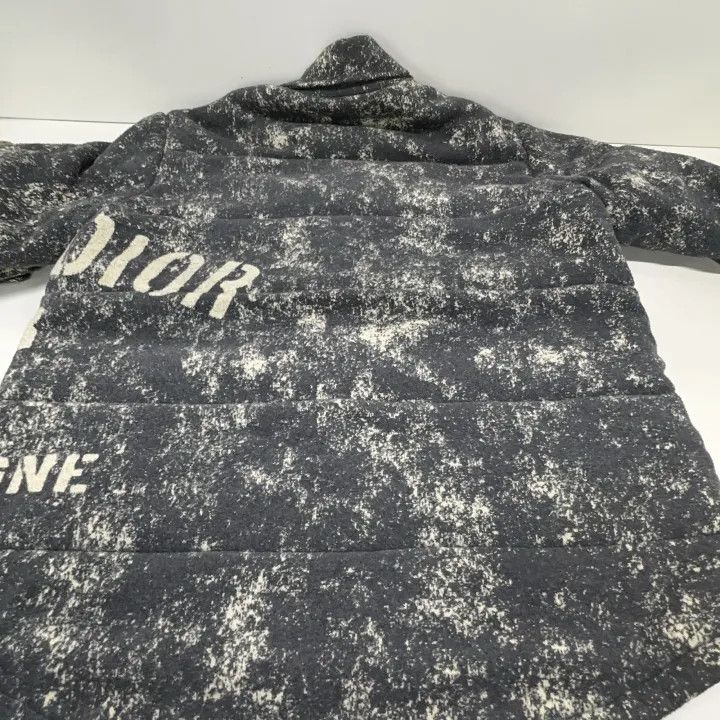 Dior Dior Gray Quilted Long Sleeve Shirt 0079 Size US L / EU 52-54 / 3 - 9 Thumbnail