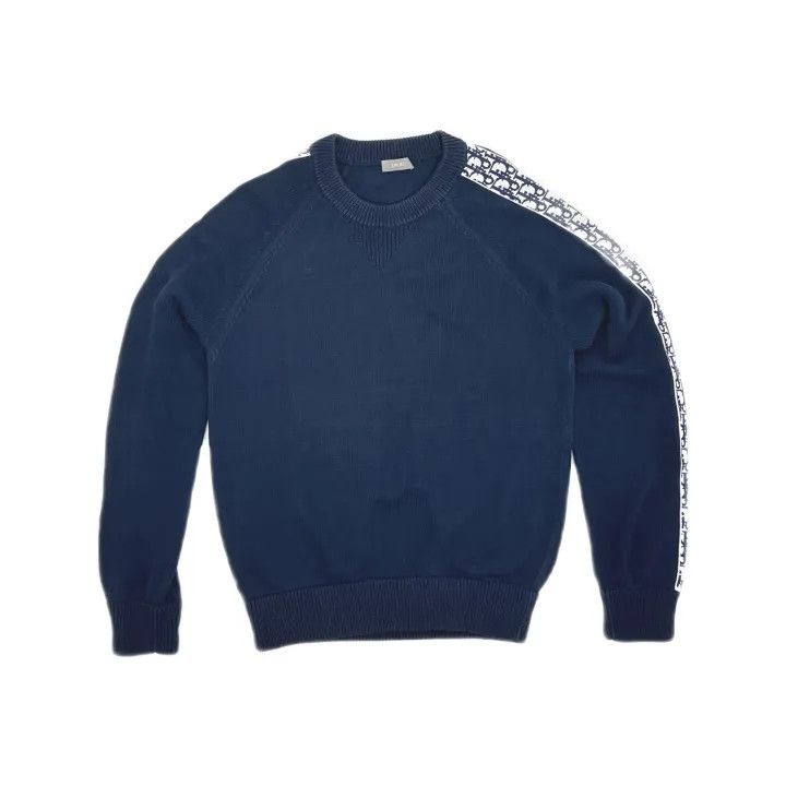 Dior Dior Blue Knitted Sweater for Men 0079 Size US L / EU 52-54 / 3 - 2 Thumbnail