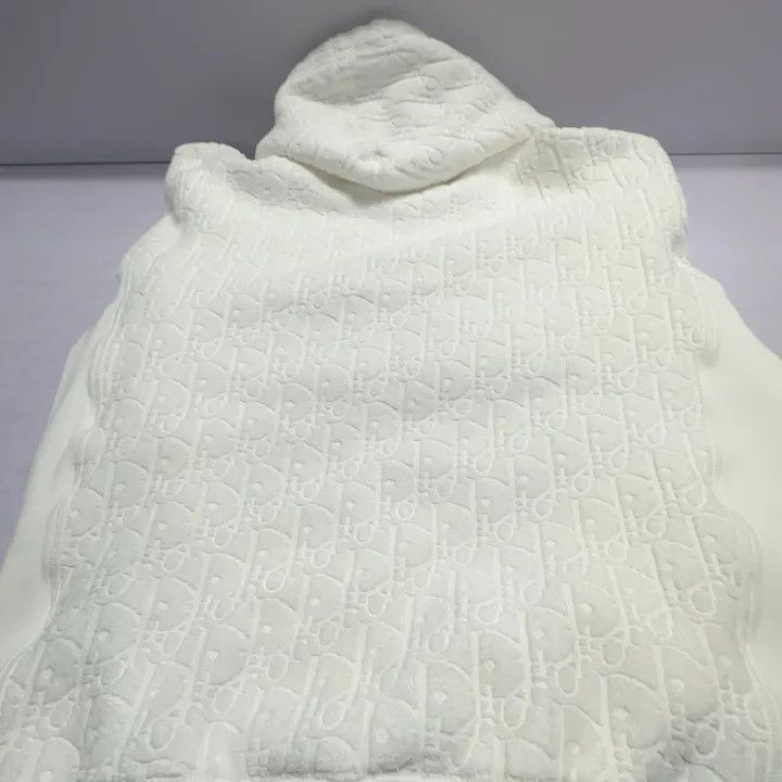 Dior Dior White Printed Hoodie for Men 0079 Size US L / EU 52-54 / 3 - 6 Thumbnail