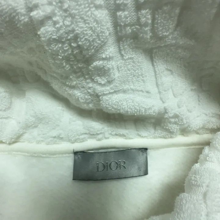 Dior Dior White Printed Hoodie for Men 0079 Size US L / EU 52-54 / 3 - 5 Thumbnail