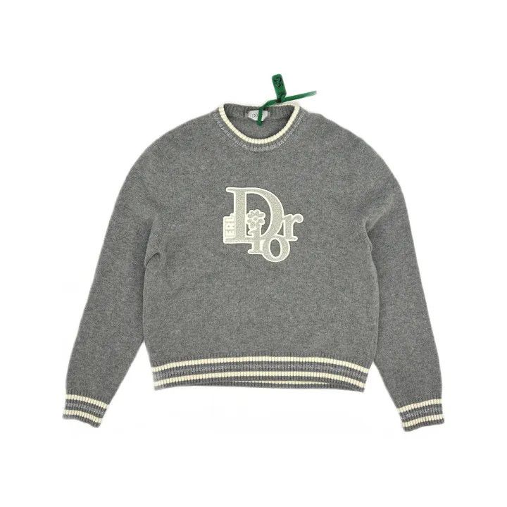 Dior Dior by Erl Logo Knit Sweater for Men 0079 Size US L / EU 52-54 / 3 - 2 Thumbnail
