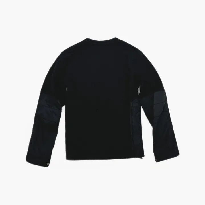 Dior Dior x Sacai Oversized Black Crew Neck Sweatshirt 0079 Size US L / EU 52-54 / 3 - 3 Thumbnail