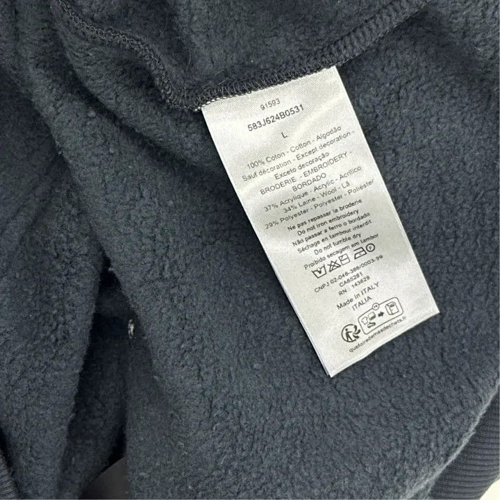 Dior Dior Navy Blue Logo Hoodie for Men 0079 Size US L / EU 52-54 / 3 - 3 Thumbnail