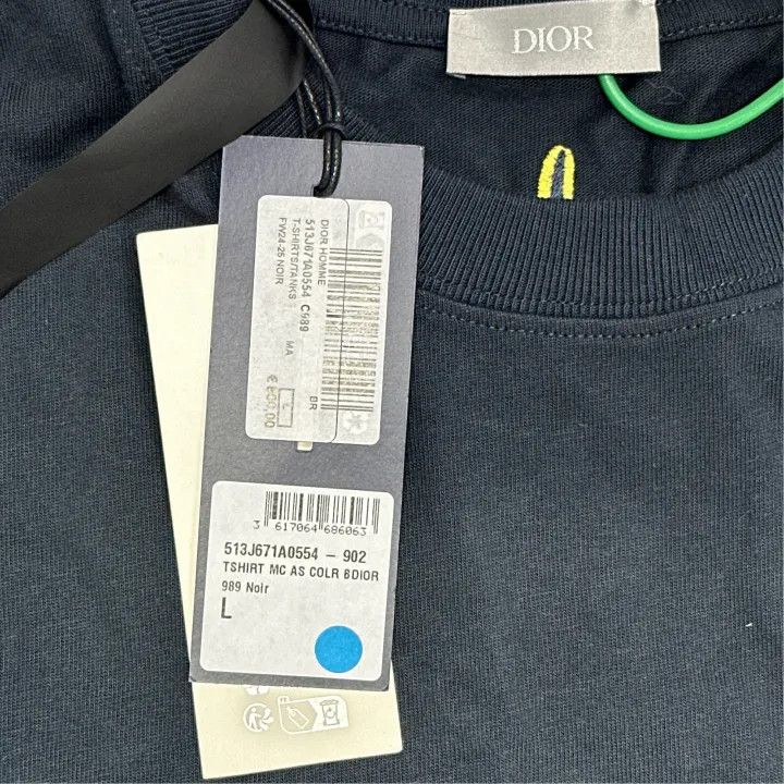 Dior Dior Lewis Hamilton Logo Embroidered Tee 0079 Size US L / EU 52-54 / 3 - 3 Thumbnail