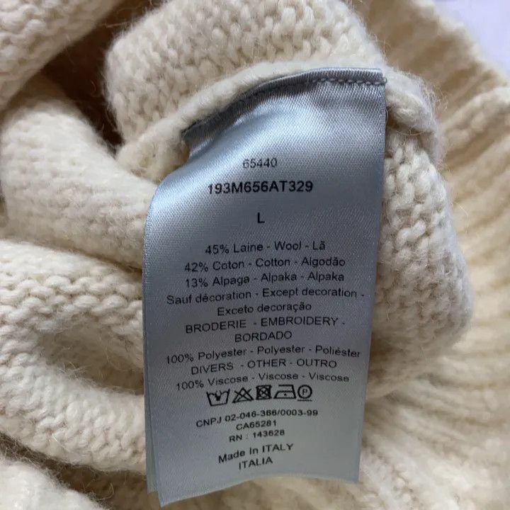 Dior Dior x Kenny Scharf Embroidered Long Sleeve Knitwear 0079 Size US L / EU 52-54 / 3 - 5 Thumbnail
