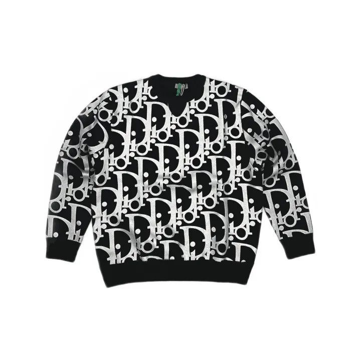 Dior Dior Graphic Print Long Sleeve Sweater for Men 0079 Size US L / EU 52-54 / 3 - 2 Thumbnail