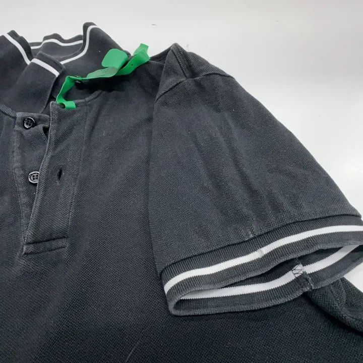 Dior Dior Striped Bee Embroidered Black Polo Shirt 0079 Size US M / EU 48-50 / 2 - 7 Thumbnail