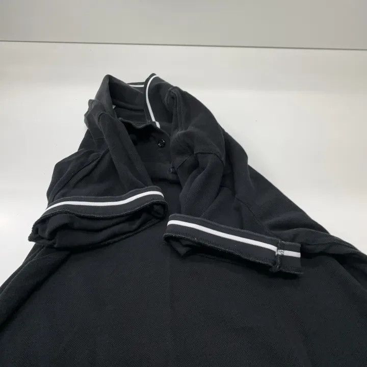 Dior Dior Striped Bee Embroidered Black Polo Shirt 0079 Size US M / EU 48-50 / 2 - 10 Thumbnail